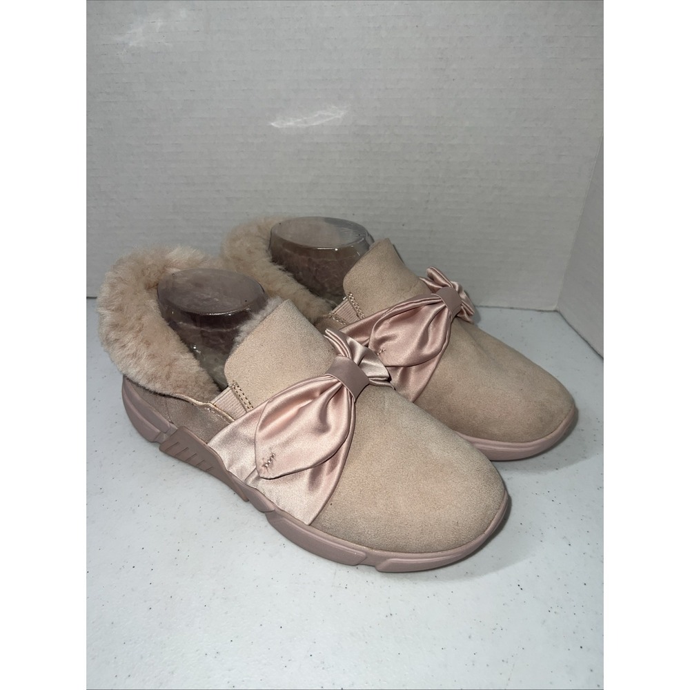 Mark Nason Los Angeles Women's Slip On Shoes Bow Sneaker Shoe Pink Size 8